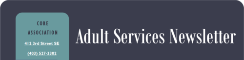 Adult Services Newsletter and Monthly Program Calendar